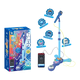 thumbnail image 1 of Micrófono pedestal juguete mp3 con luces infantil Azul, 1 of 3