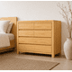 thumbnail image 2 of Cómoda "Puelo" 5 Cajones Mueble de Pino Clear con Distribución - Natural - 100x40x90 cm, 2 of 3