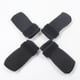 thumbnail image 5 of 4 Fundas Para Pies Para Mascotas, Antiarañazos, Ajustables, Para Lavado De Baño, Suministros Para Mascotas, Negro, Mediano, 5 of 6