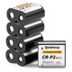 thumbnail image 1 of Qoutmcuy 6V 1600mAh Baterías de Litio CR‑P2 para Fotografía (2026 Nueva Versión Mejorada, Pack de 5) | Reemplazo Perfecto para 223A, 2CR‑P2, EL223AP y DL223A, 1 of 6