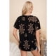 thumbnail image 4 of Blusa Mujer Manga Corta Algodón Botones Diseño Estampado 0076, 4 of 4