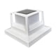thumbnail image 1 of Luz Solar Para Tapa De Poste, Luz Exterior Para Jardín, Porche, Barandilla, Patio Trasero, Color Blanco, 1 of 5