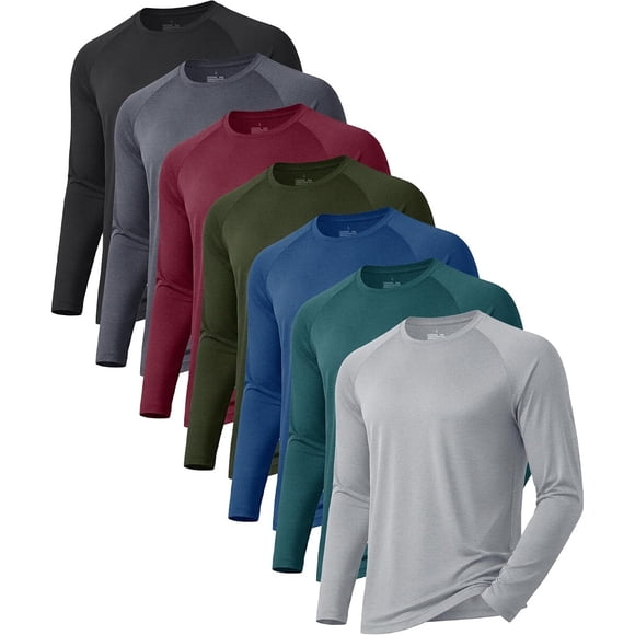 7 Poleras para Hombre BOOJO de Manga Larga UPF 50