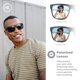 thumbnail image 3 of Gafas de Sol Knockaround Torrey Pines Polarizadas UV400 Negro Mate, 3 of 7