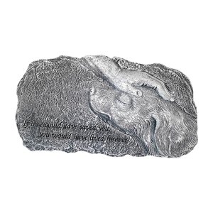 Ioensy - Memorial Stone Loss Of Dog Gift Interior Exterior Resistente A La Intemperie Para Exteriores A