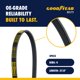 thumbnail image 2 of Correa Serpentina Goodyear 960 mm 4 Ranuras Negra, 2 of 7