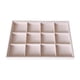 thumbnail image 2 of Estilo 02 Del Organizador Del Collar Del Pendiente Del Sostenedor De La Bandeja Del Almacenamiento De La Joyería Del Terciopelo Beige, 2 of 5