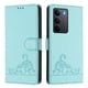 thumbnail image 5 of Funda tipo cartera FOXDOCK para Realme C75 4G con soporte, ranuras, RFID, diseño de gato, 5 of 5