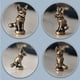 thumbnail image 3 of Tope decorativo para bisagra de puerta WLHYHH, gato, bronce, imán, set de 5, 3 of 7