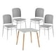 thumbnail image 1 of Juego De Comedor Cuadrado Con 4 Sillas Arya, 1 of 3