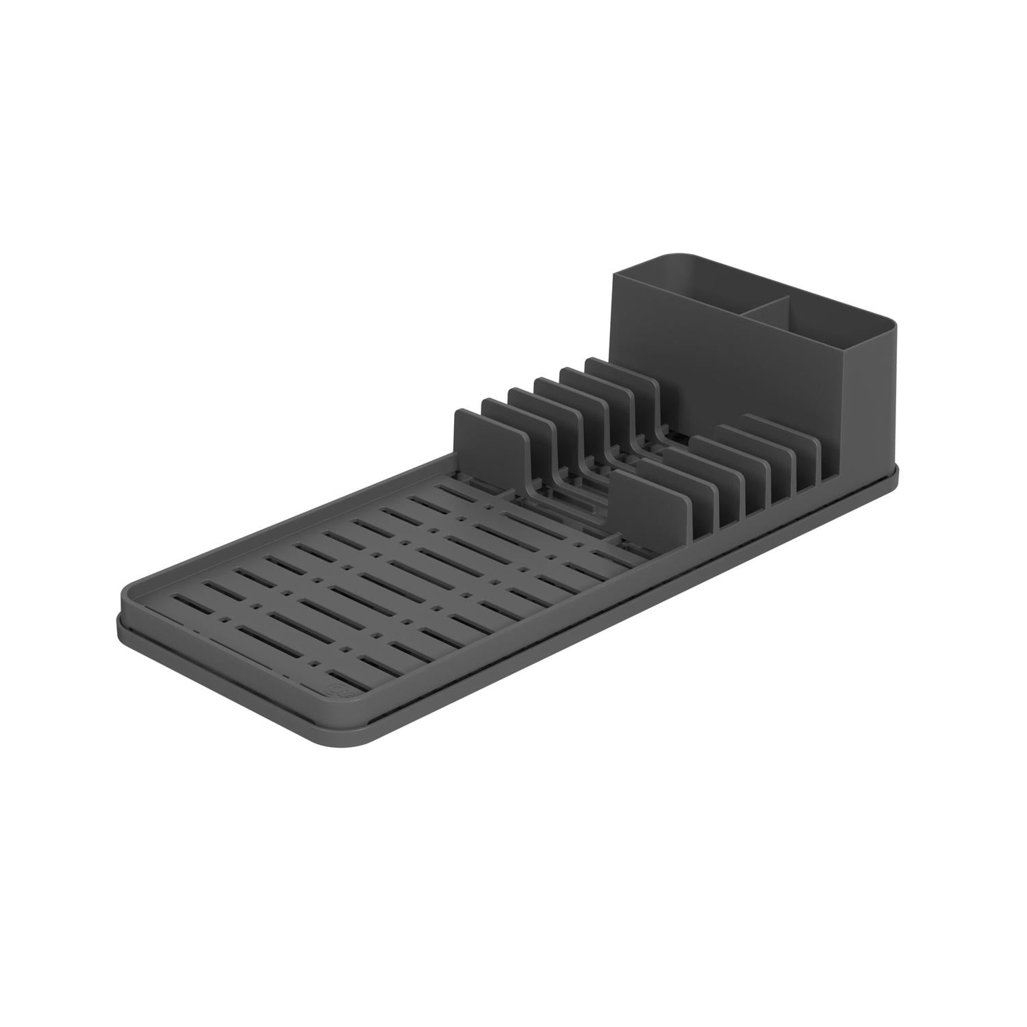 Coza - Secaplatos Con Bandeja Escurridora Single Gris Grafito Gris