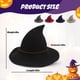 thumbnail image 2 of Sombrero de bruja JOVANJA negro de lana, 56‑58 cm, con pico, 2 of 7