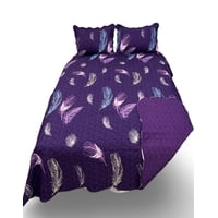 Genérico - Quilt 2 Plazas Luminoso - Cubrecama Verano L11