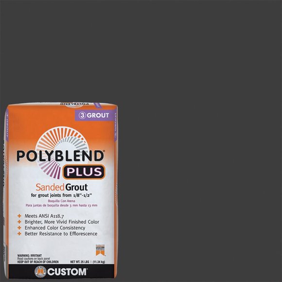 Sellador Polyblend Polyblnd Plus, 11,5 kg, carbón
