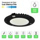 thumbnail image 2 of Campana Led Ufo 200w 20.000lm Ip65 Luz Fría Industrial, 2 of 7