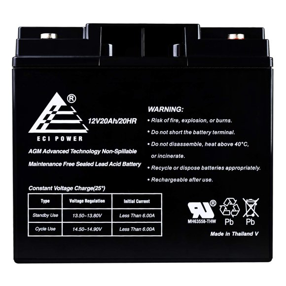 Batería ExpertPower 12V 20Ah AGM de Plomo Sellada