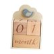 thumbnail image 2 of Bloques De Madera Para Bebés Para Baby Shower Números Únicos Bloques De Hitos Bloques, 2 of 5