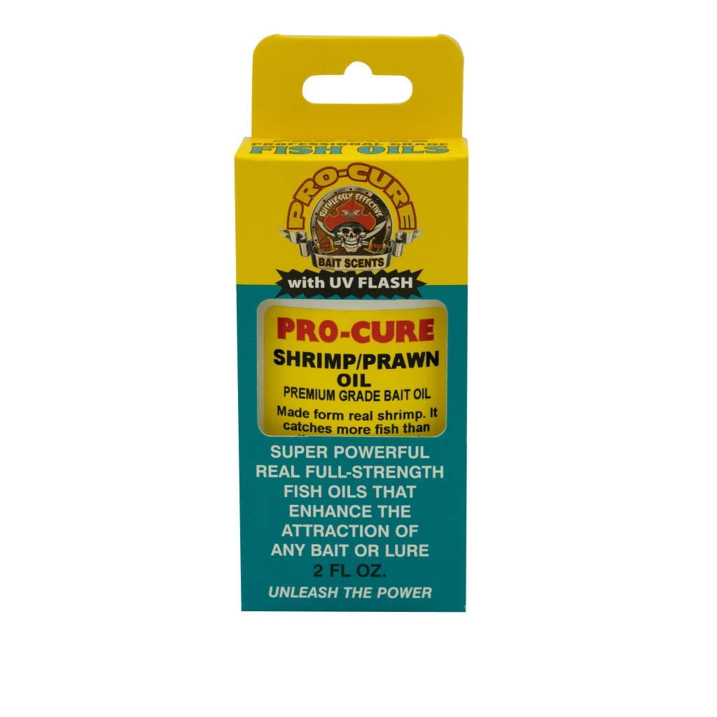 Aceite Para Cebo Pro-cure Camarón 60 Ml Con Tecnología Uv Flash