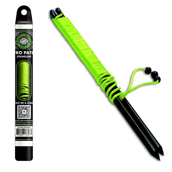 Cuerda de alineación para putt de golf BACK 2 BASICS GOLF – Línea de tiza triple perla