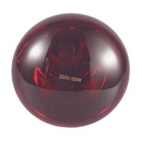 Ioensy - Bombilla De Calor Roja Para Exteriores, Bombilla Infrarroja De 100 W Para Uso En Calefacción De Polluelos Barbudos