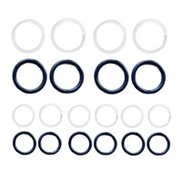 Magideal - Accesorios De Gato Hidráulico 3T Universal Resistente East Para Instalar Herramienta De Reparación Bomba De Repuesto Núcleo Pistón De Cilindro Pequeño Anillo De Sello De 16 Mm 20 Piezas