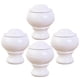 thumbnail image 5 of 4pcs pvc decorativo cortina polo / extremos de varilla finales 28mm estilo 2- blanco, 5 of 5