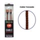 thumbnail image 2 of Cable Para iPhone Trenzado De Carga Rápida Usb A Lightning de 1 Metro Rojo, 2 of 3