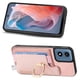 thumbnail image 3 of Funda Magnética Para Motorola Moto G Play 2024 4g Con Billetera Y Anillo Protector Resistente Rosa, 3 of 5
