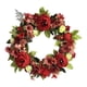 thumbnail image 2 of Guirnalda De La Puerta Delantera Flor De Peonía Guirnaldas De Flores Falsas Para La Decoración Del Jardín De La Pared Rojo 40 Cm, 2 of 3