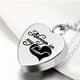 thumbnail image 3 of Collar relicario cenizas o recuerdos corazon silver "Always in my heart", 3 of 3