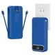 thumbnail image 1 of Power Bank aonidi 20000 mAh ligero con cables integrados, 1 of 9