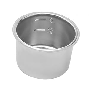 Magideal - Cesta De Filtro Presurizada, Tazón De Filtro Para Máquina De Café Expreso, Taza De Cesta De Filtro Para Máquina De Café Expreso En Casa Y Oficina, , 51Mm X 37Mm