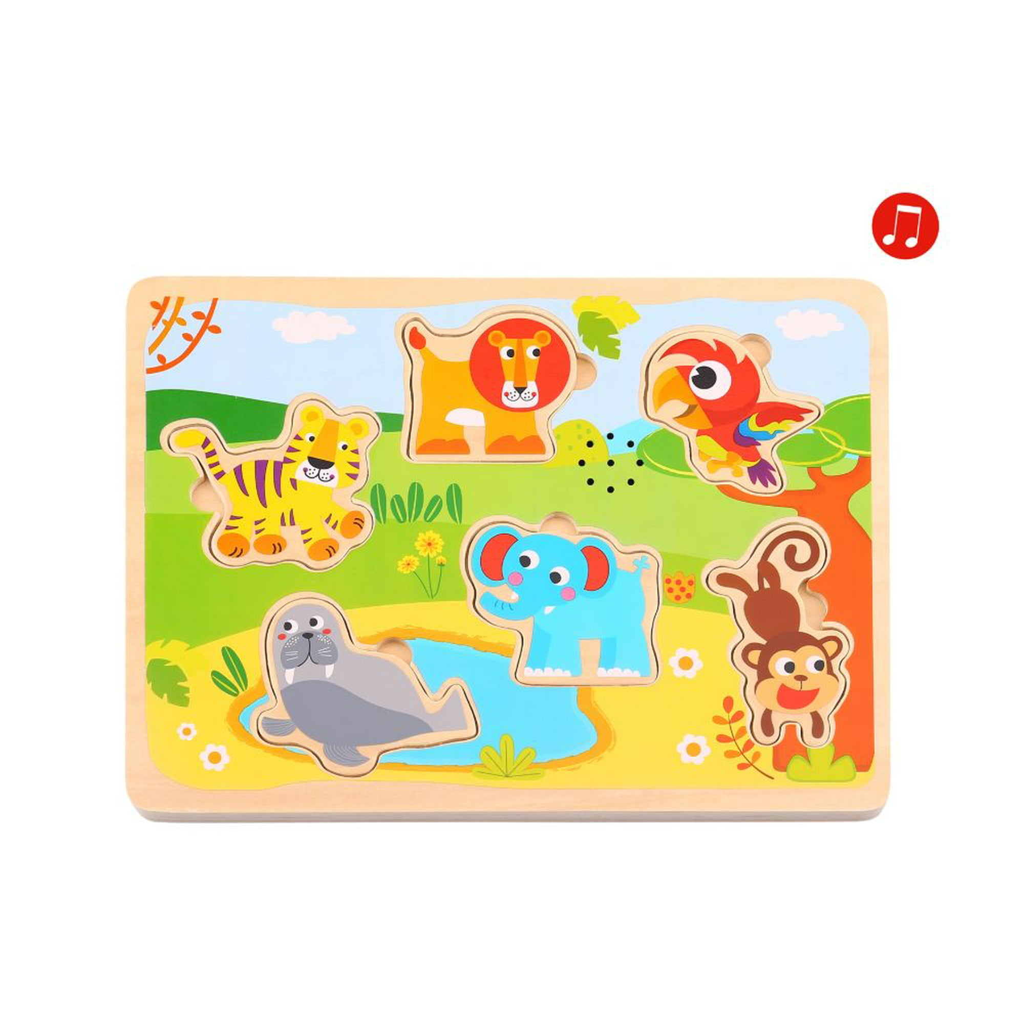 Tooky Toy - Sound Puzzle - Animals