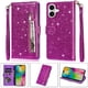 thumbnail image 1 of Funda Para Elegante Funda Iphone 16 Plus Glitter Con Cremallera-ideal Para El Uso Diario, 1 of 5