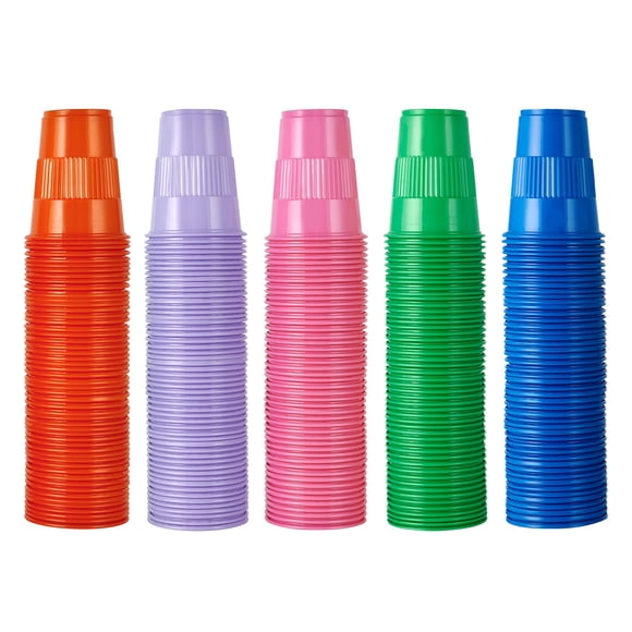Vasos de plástico Lilymicky, 9 oz, 500 unidades, vaso desechable
