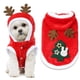 thumbnail image 1 of Disfraz de Navidad de perro de mascota, Outfit de Navidad de perro Ropa de perro para pequeño y medio traje cálido y festivo (L), 1 of 3