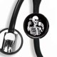 thumbnail image 1 of Etiqueta de identificación personalizada con calavera para estetoscopio Ajux, 1 of 1