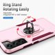 thumbnail image 3 of Para Samsung Galaxy S22+ 5G Funda con Soporte de Anillo Metálico de Rotación de 360° [Soporte Magnético para Auto] a Prueba de Golpes Resistente Protección de Cuerpo Completo de Alta Resistencia, 3 of 6