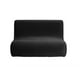 thumbnail image 1 of Sofa Komodo 2c Felpa Negro, 1 of 4