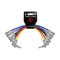 Kirlin - Pack 6 Cable Patch Ángulo 0 15M Ipv6 243 0 15