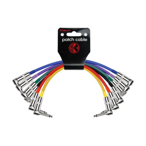 Kirlin - Pack 6 Cable Patch Ángulo 0 15M Ipv6 243 0 15