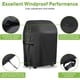 thumbnail image 3 of Funda para parrilla de gas resistente e impermeable de 31 pulgadas, 420D, para barbacoas Brinkmann, Char-Broil, Jenn Air y Holland (tamaño pequeño, 31" de largo x 27" de profundidad x 44" de alto)., 3 of 5