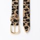thumbnail image 4 of Cinturón RISANTRY 3 cm Estampado de Leopardo con Hebilla de Metal, 4 of 7