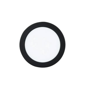 Hb. Importaciones - Panel Redondo Led Eco Sobrepuesto Negro 12W Neutro