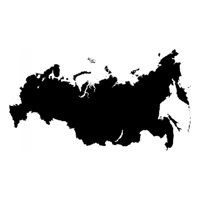 Rienda Libre Graphics - Decomural Russia Map Educational Ws-18564