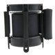 thumbnail image 5 of 5 m cinturón de sujeción retráctil barrera de control de la multitud de accesorios montados accesorios negro, 5 of 5