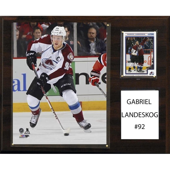 Placa C&I Collectables NHL Colorado Avalanche Gabriel Landeskog
