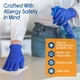 thumbnail image 4 of Gloves Inspire Nitrile Exam, azul cobalto, sin látex, tamaño mediano, 4 of 8
