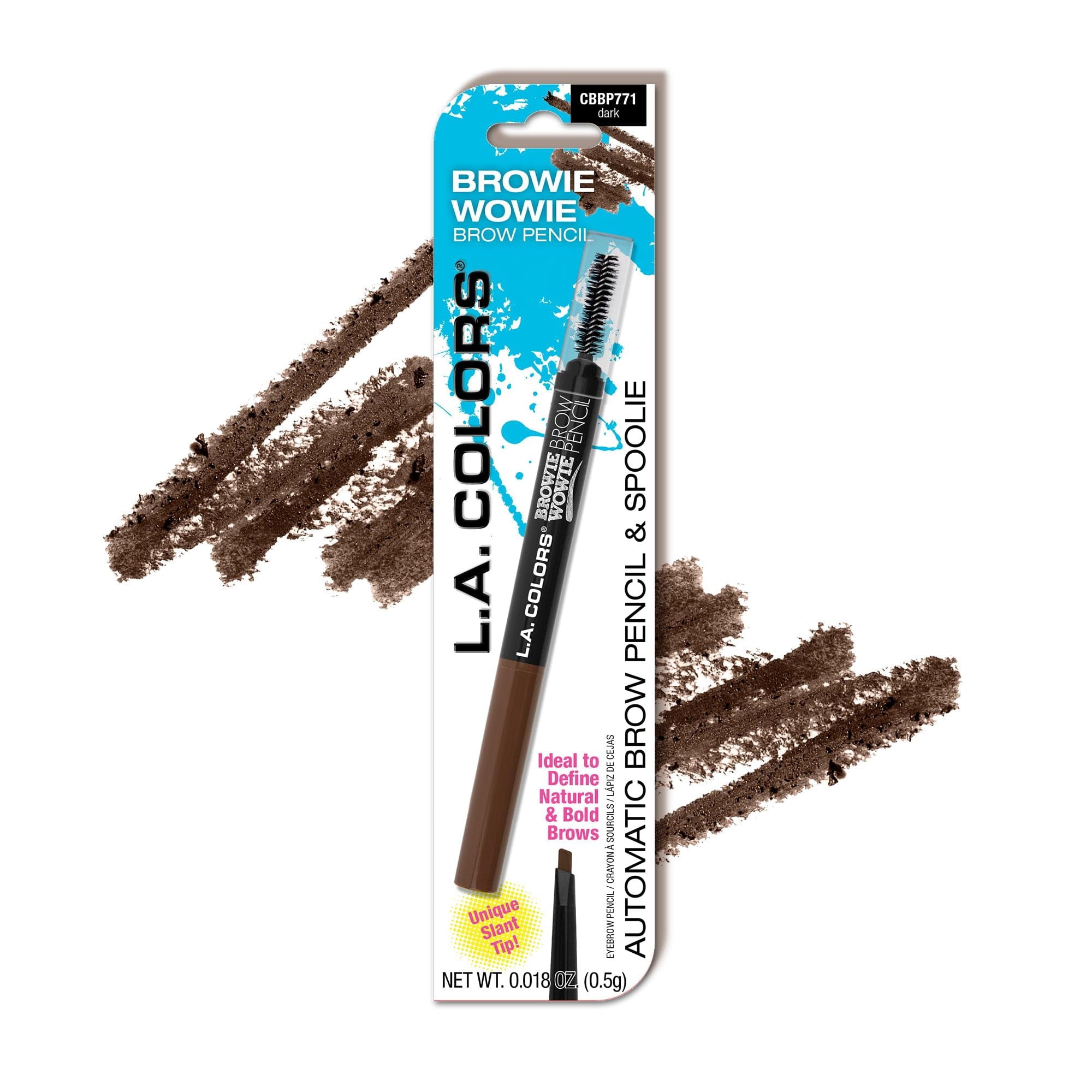 Lápiz Para Cejas L.a. Colors Browie Wowie Dark Cbbp771 Cardado