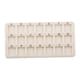 thumbnail image 4 of Alfombrilla antideslizante para cuentas, 21 cuadrículas rectangulares con compartimentos, almohadilla de esponja para cuentas, ideal para manualidades Beige, 4 of 5